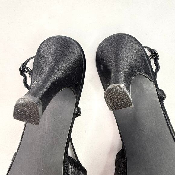 Life Stride Nocturn Black Formal Kitten Heels 7.5 - Picture 8 of 8